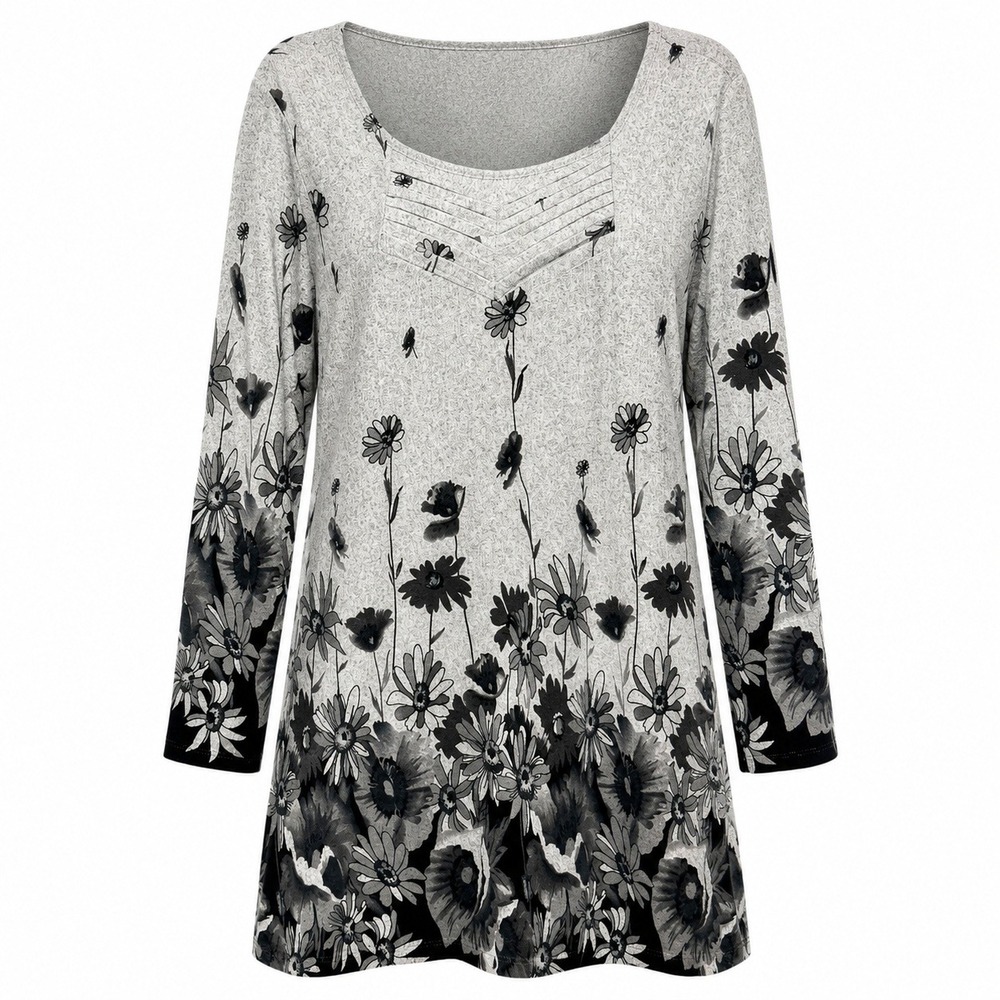 Adore Cottagecore Whimsygoth Floral Tunic Top Womens Size XL Whimsical Fairycore